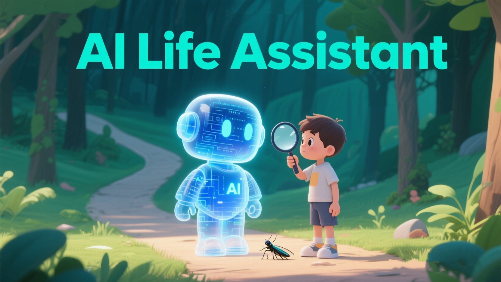 Chamii AI in living room